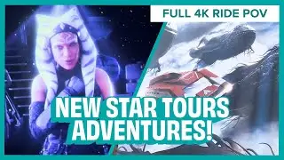 All-New Star Tours Adventure Featuring Ahsoka Tano |  Full Ride POV, Disney's Hollywood Studios