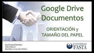 Punto 6 - ORIENTACIÓN y TAMAÑO DEL PAPEL - Documentos de Google