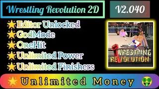 Wrestling Revolution 2D Mod V0.040|GODMODE+ONEHIT|‎@playrockergaming-PRG 
