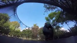 FAT SUIT ON TRAMPOLINE CHALLENGE!!!!