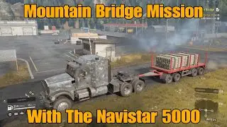 SnowRunner Mountain Bridge Mission With The Navistar 5000