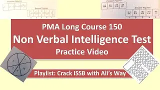Non Verbal Intelligence Test Practice|PMA Long Course 150|Questions Solved|Tricks and tips easy way