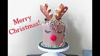 How to Make a Christmas Reindeer Cake