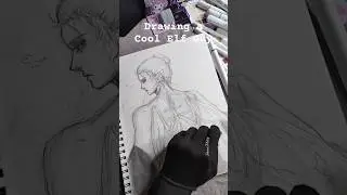 he's just a cool elf guy...drawing #drawing #sketch #art