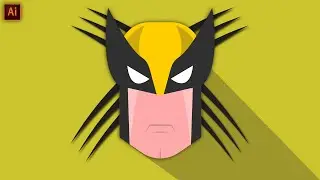 WOLVERINE FLAT SPEED ART ILLUSTRATION