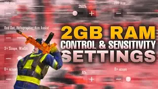 2GB RAM NO RECOIL SENSETIVITY ⚡😈 | MY 5 FINGER CONTROL AND SENSETIVITY SETTING | REDMI NOTE 7