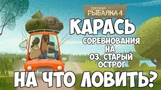 Русская Рыбалка 4 - На что ловить карася? Соревнования на озере Старый Острог