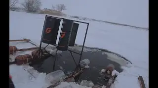 Замор рыбы. Аэрация водоемов зимой #Shorts #Короткие_видео