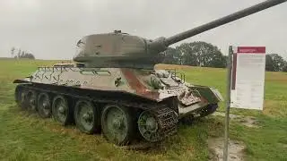 T34/85! Soviet Tank at Mödlareuth, Germany - Walkaround! Short Video!