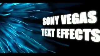 SONY VEGAS EFFECT: BACKGOUND INTO TEXT & HOW TO DRAW A SQARE