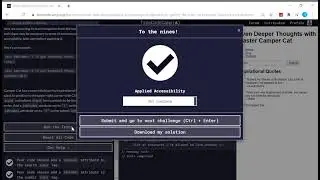 Applied Accessibility (22/22) | Use tabindex to Specify the Order of Keyboard Focus | freeCodeCamp