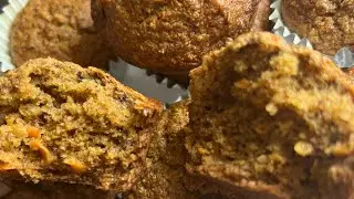 Banana Carrot Oats Muffins #healthy #yummy #soft #moist