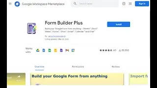 Installing Form Builder Plus