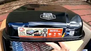 Unboxing expert charcoal grill and camping chair