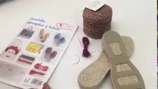 Kit de chochet Alpargatas de Punto rizo susimiu