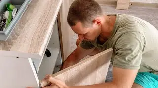 Vlog | Installing kitchen fronts | Kitchen Lyon | Hoff
