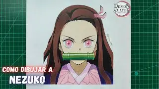 Como dibujar a NEZUKO KAMADO paso a paso | How to draw Nezuko - Demon slayer