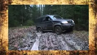 #7. УАЗ патриот пытается развернуться в лесу [ТЮНИНГ 4x4]