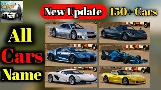 All Cars Name In Car Parking Multiplayer || Car Parking Multiplayer New Update!