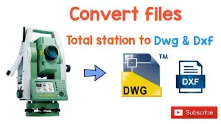 How to convert Sokkia total station SDR file to Dwg & Dxf learn this to never face problem
