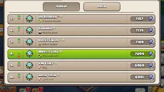 Top 10 Global Push Live | Clash of Clans Builder Base 2.0