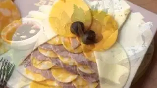 Сырная нарезка  Красивая подача