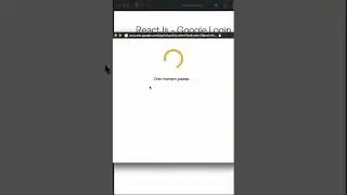 [Teaser] Login with google - Reactjs