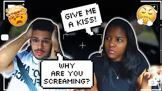 TALKING EXTREMELY LOUD PRANK ON MY BOYFRIEND 😳 *HILARIOUS*