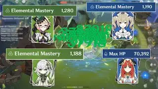 Emilie join Nilou Nahida SUPERBLOOM Team - Genshin impact
