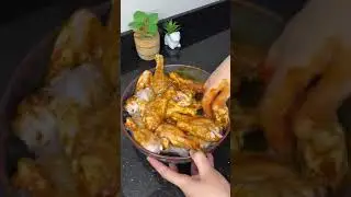 اجنيحه و فخيدات دجاج مشوي بالفرن 