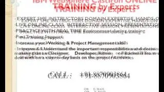 IBM Websphere CastIron Online Training