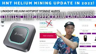 HELIUM HNT Mining 2022 LINXDOT HELIUM HOTSPOT 915MHZ AU915 ON SALE!!
