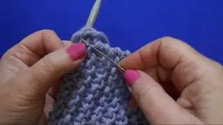 How to thread the ends of the threads when knitting