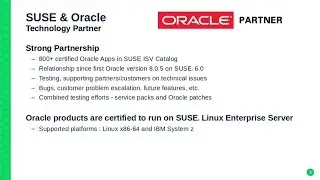 TUT89544 Oracle Products on SUSE Linux Enterprise Server 12 SP2