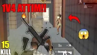1v4 ATTIM 🔥 | 15+KILL🔥 | PUBG MOBİLE LİTE