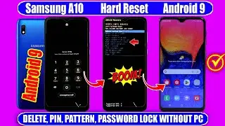 Samsung A10 Hard Reset 🆕 Not Working ✅Without Pc 2024 🆕 Lock Screen Password Reset 2024 🆕