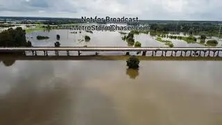 08-25-22 Pearl River at flood stage and rising!