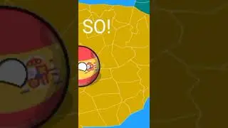 (MI PRIMER VÍDEO DE COUNTRYBALLS) España quiere conquistar parte #1 #shorts