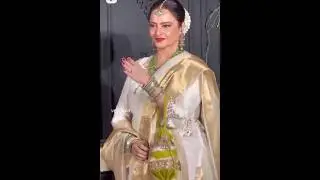 Rekha ji at Sonakshi’s wedding! #rekha #рекха