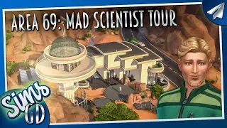 Sims 4 Mad Scientist House Tour | Cinematic Tour of Area 69