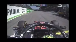 Unusual girth of steering wheel by Lewis Hamilton