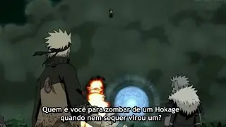 Minato, Naruto, Sasuke e Tobirama vs Obito Rikuddou | NARUTO SHIPPUDEN, ep 372 até 380