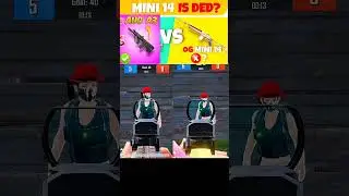 Aug A3 vs mini 14 Guns Comparison in PUBG Mobile #pubgmobile #zodking #shortgaming #viralshorts