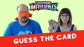🔥 GUESS THE CARD CHALLENGE (BLINDFOLDED😱) 🔥 BATTLE STYLES OPENING POKEMON TCG