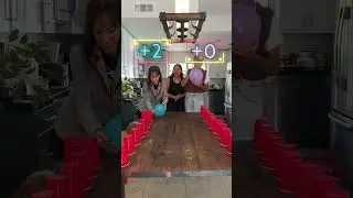first to blow their cup off WINS!