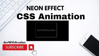 Neon Light Text animation with HTML and CSS | HTML CSS and JavaScript in Hindi 