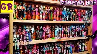 Моя коллекция кукол Монстер Хай. 169 куклы, 9 кошек Monster high