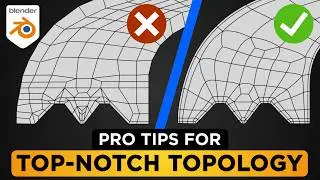 Blender Pro Tips - How to Get Clean Topology Every time