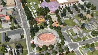 3D Flyover Animation | I-70 Cover Park | POITRA Visual