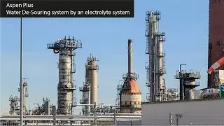 Aspen Plus: water De Souring system by an electrolyte system
